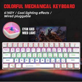 img 1 attached to DGG Mechanical Keyboard Ergonomic Backlight