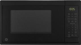 img 4 attached to 🔥 GE JES1095DMBB Microwave Oven: Compact, Versatile Kitchen Essential for Countertops or Dorm Rooms, 0.9 Cu Ft Capacity, 900 Watts, Sleek Black Design