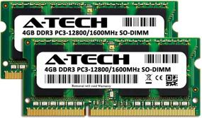 img 3 attached to 💻 Набор для обновления оперативной памяти A-Tech 8GB DDR3 1600MHz SODIMM для ноутбука, ноутбука и компьютеров AIO - 2x4GB PC3-12800 (PC3-12800S), CL11 Non-ECC SO-DIMM 204 Pin