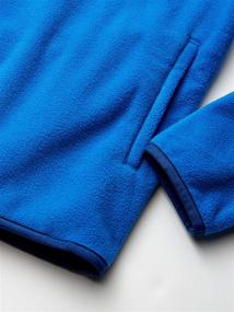 img 1 attached to 🧥 Shop the Cozy Amazon Essentials Boys' Polar Fleece Quarter-Zip Pullover Jacket Now!