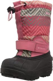 img 4 attached to Columbia Unisex-Child Children's Powderbug Forty Print Snow Boot: Warmth and Style for Little Feet