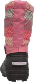 img 2 attached to Columbia Unisex-Child Children's Powderbug Forty Print Snow Boot: Warmth and Style for Little Feet