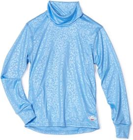 img 1 attached to Теплый гольф "Hot Chillys Turtleneck Ornate" для девочек среднего размера