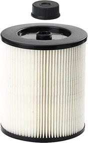 img 1 attached to QUALTEX Q FIRST 4 SPARES Replacement Filter with 🔍 Cap for 5 Gallon & Above Vacuums - 9-17816 Compatible