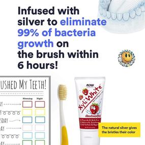 img 2 attached to 🦷 MOUTHWATCHERS - Manual Toothbrushes for Kids and Youth - 1 Count &amp; Gifts - Silver Floss Bristle - Invented by Dr. Plotka's