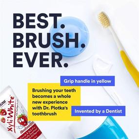 img 3 attached to 🦷 MOUTHWATCHERS - Manual Toothbrushes for Kids and Youth - 1 Count &amp; Gifts - Silver Floss Bristle - Invented by Dr. Plotka's