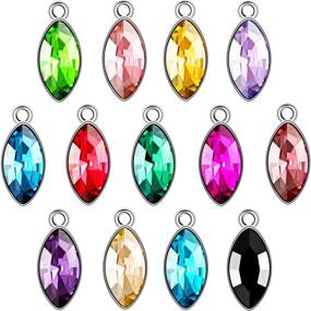img 4 attached to Crystal Pendants Rhinestone Jewelry Necklace