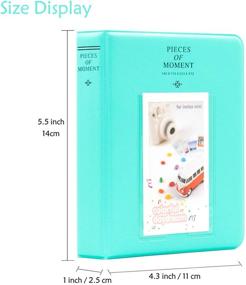 img 3 attached to 📸 Ablus Mini Photo Album for Fujifilm Instax Mini 7s 8 8+ 9 25 26 50s 70 90 Instant Camera & Name Card (64 Pockets, Mint n) - Enhanced SEO
