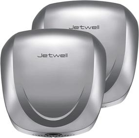 img 4 attached to 🌬️ JETWELL 2Pack UL Listed High-Speed Commercial Eco Hand Dryer with HEPA Filter – Heavy-Duty Stainless Steel – Warm Wind Hand Blower for Efficient Drying