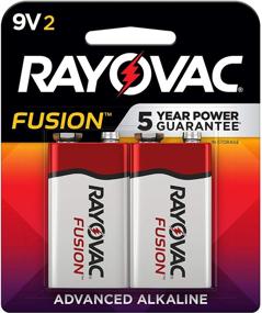 img 4 attached to Батареи Rayovac Fusion Premium щелочные 9В, красные/серебряные, 2 штуки