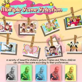 img 1 attached to 📷 Зигоал Улучшенная Селфи-камера для девочек, розовая портативная игрушка для детей, цифровая камера записи в формате 1080P с 32ГБ SD-картой - идеальный подарок для дня рождения принцессы для девочек от 3 до 12 лет.