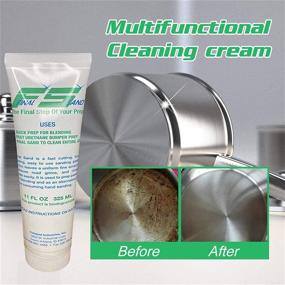 img 2 attached to 🧽 100ML Final Sand Rust Removing and Metal Scrubbing Matte Paste, Final Sand Prep and Matte Finish for Effective Kitchen Cleaning