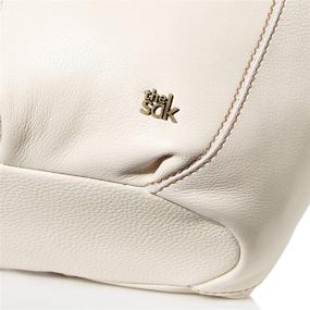 img 2 attached to Сако Iris Leather Large Stone Ручные сумки и кошельки для женщин