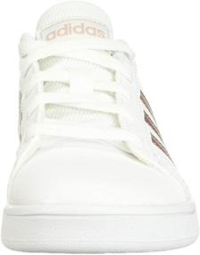 img 3 attached to Adidas Grand Court Sneaker Toddler Girls' Shoes for Athletic