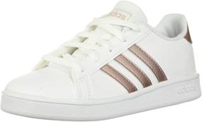 img 4 attached to Adidas Grand Court Sneaker Toddler Girls' Shoes for Athletic