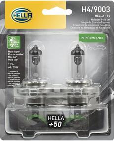 img 4 attached to 💡 Hella H4P50TB +50 Performance Bulb - Enhance Visibility! 12V, 60/55W - 2 Pack