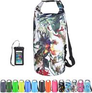 🌊 omgear waterproof dry bag backpack with floating phone pouch - ideal for kayaking, boating, sailing, canoeing, rafting, hiking, camping, and outdoor activities - available in 40l/30l/20l/10l/5l sizes логотип