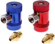 🔌 aupoko r1234yf quick couplers: high/low side manual connector adapters for a/c refrigerants manifold gauge set logo