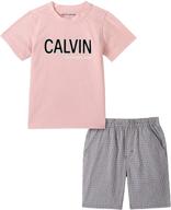 calvin klein pieces shorts peach boys' clothing logo
