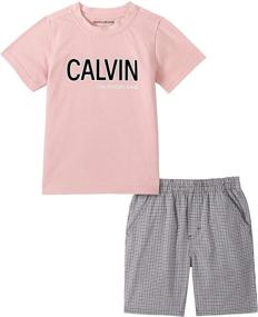 img 1 attached to Calvin Klein Pieces Shorts Peach Boys' Clothing