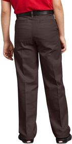 img 1 attached to Boys' Charcoal 👖 Dickies Flexwaist Front Straight Pants