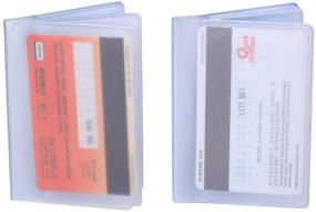 img 2 attached to 💼 Translucent Plastic Wallet - Senkary Set