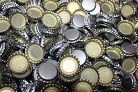 img 1 attached to 🔒 Premium Silver Oxygen Barrier Crown Caps - Pack of 144 for Ultimate Beverage Protection