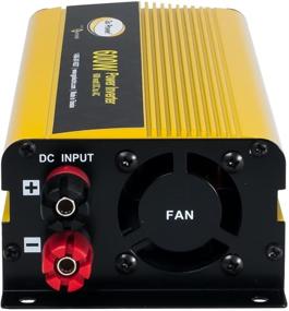 img 1 attached to 🌞 Go Power GP-600: High-Quality 600-Watt Modified Sine Wave Inverter in Vibrant Yellow