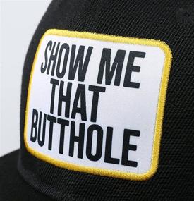 img 3 attached to LGBTQ Rainbow Butthole Trucker Women Outdoor Recreation