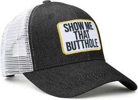 img 1 attached to LGBTQ Rainbow Butthole Trucker Women Outdoor Recreation