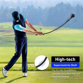 img 3 attached to ⛳️ Balight Golf Swing Trainer Aid: Enhance Grip, Tempo, and Flexibility with Indoor Practice Chipping Hitting Golf Accessories