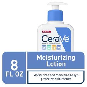 img 2 attached to CeraVe Baby Lotion - Gentle Baby Skin Care with Hyaluronic Acid and Ceramides - Paraben-Free and Fragrance-Free - 8 oz - Packaging May Vary