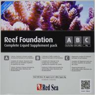 🔴 red sea reef foundation liquid starter kit, 3 sets of 250ml each, excellent for beginners logo