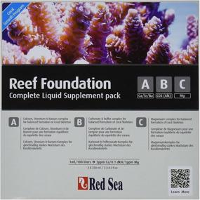 img 2 attached to 🔴 Red Sea Reef Foundation Liquid Starter Kit, 3 Sets of 250ml Each, Excellent for Beginners