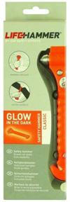 img 1 attached to 🔨 Lifehammer Brand Safety Hammer: The Original Emergency Escape Tool with Seatbelt Cutter - Made in the Netherlands (Glow Orange)