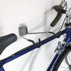 img 2 attached to 🚲 Stalwart 75-ST6016 Bike Rack Wall Hook: Space-Saving Flip-Up Bike Storage Solution with EVA Foam - Ideal Bike Accessories for Garage or House