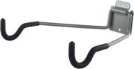 🚲 stalwart 75-st6016 bike rack wall hook: space-saving flip-up bike storage solution with eva foam - ideal bike accessories for garage or house logo