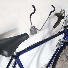 img 1 attached to 🚲 Stalwart 75-ST6016 Bike Rack Wall Hook: Space-Saving Flip-Up Bike Storage Solution with EVA Foam - Ideal Bike Accessories for Garage or House