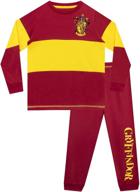 gryffindor pajamas for boys in harry potter merchandise logo