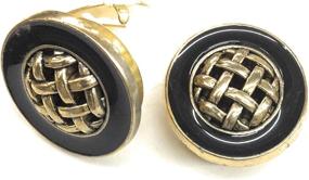 img 1 attached to Button Covers Cufflink Plated •Button Men's Accessories