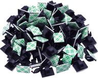 🔌 eboot 100-pc adhesive cable clips: wire management solutions for car, office, and home logo