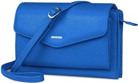 img 4 attached to 👝 Versatile Nuoku Wristlet Clutch Wallet Crossbody: A Stylish Must-Have for Women's Handbags & Wallets