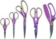 🔪 top-notch 5pc scissor set: ultimate value for kitchen and craft logo