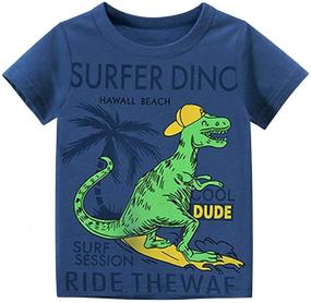 img 3 attached to 👕 Cotton T Shirt for Boys' Vacation Outfits - Boys' Clothing