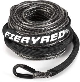 img 4 attached to FieryRed Synthetic Winch Rope 3/16&#34