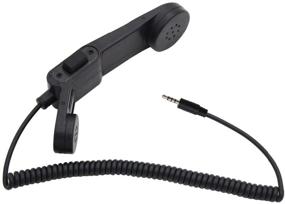 img 4 attached to 🎙️ Handheld Speaker Mic for Military and Army Radio with 3.5mm Jack Compatibility for Cell Phones, Smartphones, Laptops, and Computers