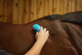 img 1 attached to Wahl Pro Animal Equine Grooming Rubber Curry Horse Brush for Optimal SEO