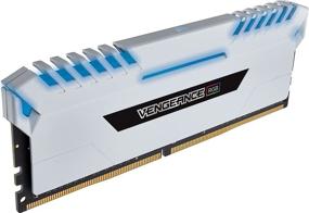 img 1 attached to CORSAIR VENGEANCE RGB 16GB (2X8GB) DDR4 3000MHz C15 Desktop Memory - White