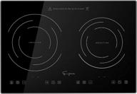 🔌 empava idc12b2 2-burner electric stove induction cooktop, 12 inch, black vitro ceramic glass, smooth surface, 120v logo
