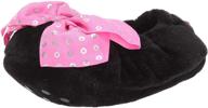 👟 nickelodeon juniors slipper sequin l: ideal girls' clothing, socks & tights accessory logo